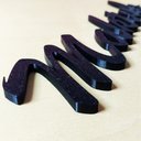 Ver imagem 2 de Adorno De Parede "Maktub" - Já Estava Escrito - Lettering, 3D, quadrinho - Toque 3D:Preto