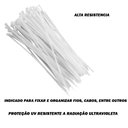 Ver imagem 3 de Abraçadeira Presilha 760x9,0mm Branca 50 Unidades