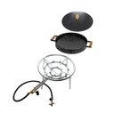 Ver imagem 2 de Kit Fogareiro 16 Caulins + Disco de Arado Alto c/ Tampa 43cm
