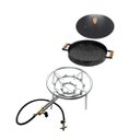 Ver imagem 2 de Kit Fogareiro 16 Caulins + Disco de Arado Alto c/ Tampa 43cm