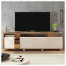 Rack Bancada Para Tv 75 Polegadas Columbus Buriti Off White - 6