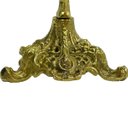 Ver imagem 3 de Castiçal de Metal Dourado Ouro para 07 Velas 30x26x15cm Mard Metais