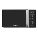 Ver imagem 1 de Micro-ondas Britânia 20 Litros 1100w Limpa Fácil Preto e Branco Bmo23 127v