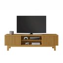 Ver imagem 1 de Rack para Tv 70 Polegadas 2 Portas Ripadas Trunfo Pés Mdf Usinados Jcm Movelaria