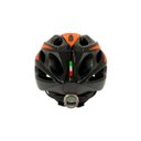 Ver imagem 4 de Capacete Ciclismo Inmold Elleven Preto/laranja G