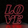 Letreiro Luminoso de Mesa Neon Led "Love" - Vermelho Hutz - 2