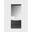 Ver imagem 6 de Gabinete para Banheiro com Cuba e Espelheira com Led 80cm Mdf Grafite Dubai - On Móveis
