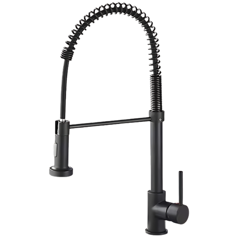 Torneira Cozinha Premium Gourmet Spray Preto Misturador Monocomando