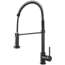Ver imagem 1 de Torneira Cozinha Premium Gourmet Spray Preto Misturador Monocomando