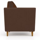 Ver imagem 3 de Poltrona Decorativa Aviv para Sala Escritório Recepção Luxo Linho Premium Easy Clean Corino Premium