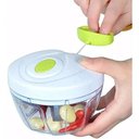 Ver imagem 1 de Mini Processador de Alimentos Manual - 3 Lâminas Triturador Picador Alho, Cebola e Mais