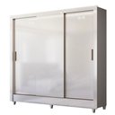 Ver imagem 3 de Guarda-roupa Casal Office 3 Portas 2 Gavetas Branco - Pnr Móveis