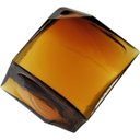 Ver imagem 1 de Vaso Decorativo de Vidro Âmbar 11x11x11cm Enfeite Sala Mesa Estante Aparador