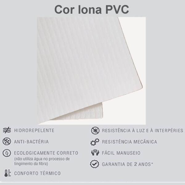Toldo Articulado - 5,00m x 3,00m - Lona PVC Branco Alpes - 4