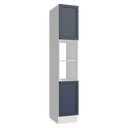 Ver imagem 1 de Paneleiro 40 cm 2 Portas e 2 Nichos Branco/Azul Vik Madesa Branco/Azul