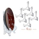 Ver imagem 5 de Kit 6 Peças Suporte para Pratos Acrílico Transparente 17,5cm