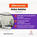 Ver imagem 3 de Quarto Modulado de Canto Solteiro com Espelho 6 Peças 9 Portas Seletto Henn - Areia Hp