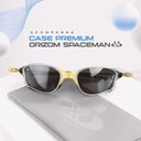 Ver imagem 6 de Oculos Sol Mandrake Juliet Lupa Protecao Uv Metal +case Lente Preta Polarizado Original Aste Metal