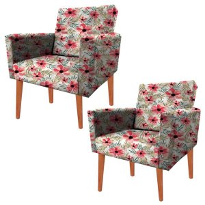 Kit Poltrona Nina Floral 12