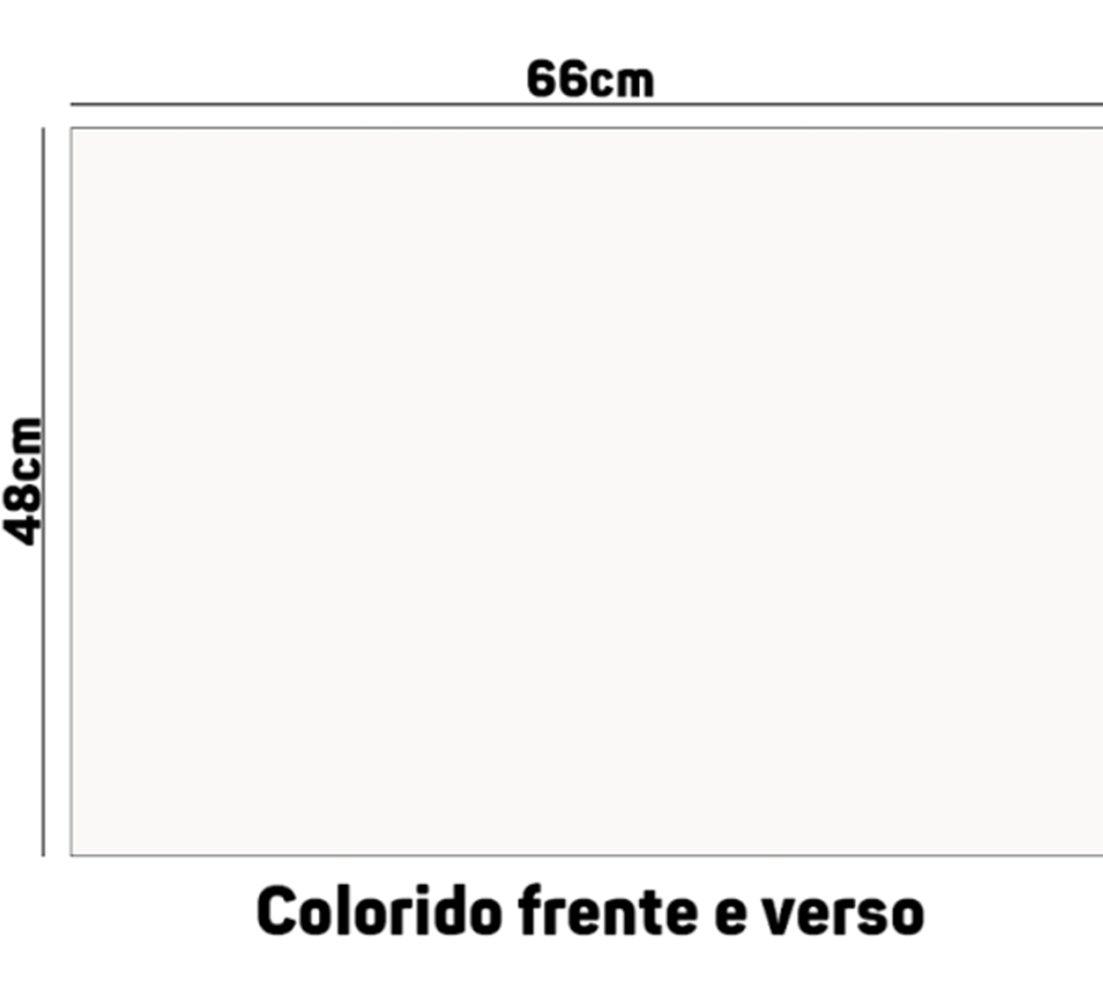 Pacote de Papel Color Set 48 X 66cm Branco C/ 20 - Ridet - 3