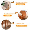 Ver imagem 6 de Sala de Jantar Ane 220CM 8 Cadeiras Esmeralda Moderna