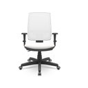 Ver imagem 1 de Cadeira Brizza Presidente Plaxmetal Tela Branca Base Standard Back System 3d Branca T83
