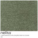 Ver imagem 3 de Poltrona Decorativa Greta Base Aço Fixa Titânio Linho Bouclê Verde - Nexta Casa