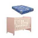 Ver imagem 2 de Berço Americano Evolution Multifuncional 4 em 1 com Colchão - Reller - Rosa Fosco