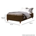 Ver imagem 5 de Base Cama Solteiro Box Siena Ype - Kaiki Móveis