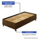 Ver imagem 6 de Base Cama Solteiro Box Siena Ype - Kaiki Móveis
