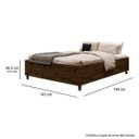 Ver imagem 6 de Base Cama Casal Box Siena Ype - Kaiki Móveis