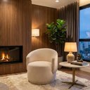 Ver imagem 1 de Poltrona Decorativa Sala Estar Orgânica Beatriz Boucle Bege  - Montanaris Decor