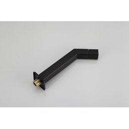 Torneira de Parede para Lavatório Banheiro Lavabo Área de Serviço Tube Quadrada Preto Fosco 1/4v - 2
