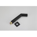 Ver imagem 3 de Torneira de Parede para Lavatório Banheiro Lavabo Área de Serviço Tube Quadrada Preto Fosco 1/4v