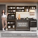 Ver imagem 5 de Armário de Cozinha Compacta 235cm Rustic/crema Gourmet Madesa Xa03