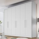 Ver imagem 2 de Guarda Roupa Casal New Messina 6 Portas 8 Gavetas Neve – Novo Horizonte
