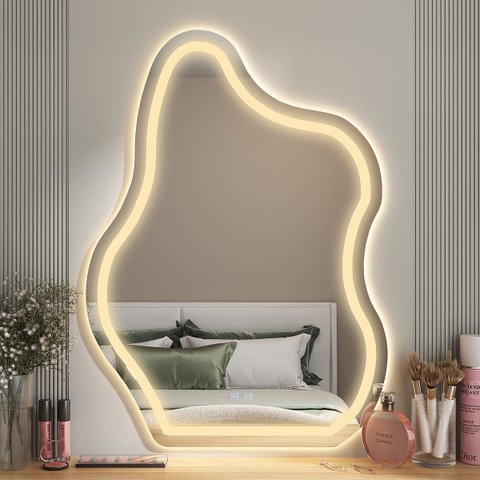 Espelho Led 3 Cores Banheiro Organico Touch C/ Desembaçador 110v/220v