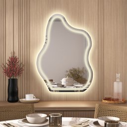 Espelho Led 3 Cores Banheiro Organico Touch C/ Desembaçador - 4