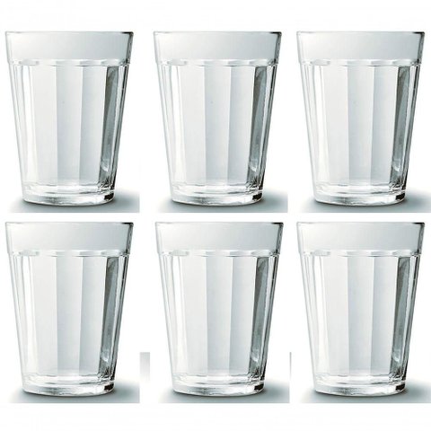 Jogo 6 Copos Multiuso Americano 190 Ml - Nadir Figueiredo Jogo 6 Copos Multiuso 2010 Americano 190