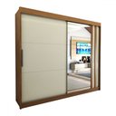 Ver imagem 4 de Guarda-roupa Casal Castle Rock 100% Mdf 2 Portas 4 Gavetas com Espelho - Panorama M