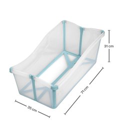 Banheira Infantil Dobrável Azul - Buba - 4