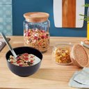 Ver imagem 2 de 25 Cumbucas Vidro Opalino 300ml Bowl Tigela Restaurante Diwali Black 12x5cm