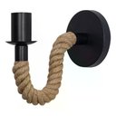 Ver imagem 3 de Arandela Nitrolux Ac-01 Corda C/preto 210x160mm E-27