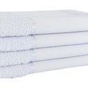 Ver imagem 3 de Kit 12 Toalhas Lavabo Pintar Ponto Russo Perfeito Estilo - Branco