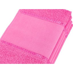 Kit 12 Toalhas Lavabo Pintar Ponto Russo Perfeito Estilo - Pink - 4