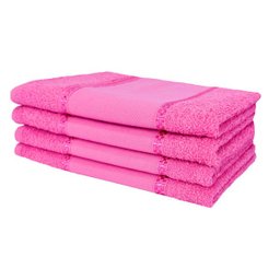 Kit 12 Toalhas Lavabo Pintar Ponto Russo Perfeito Estilo - Pink - 2