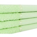 Ver imagem 3 de Kit 12 Toalhas Lavabo Pintar Ponto Russo Perfeito Estilo - Verde claro
