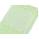 Ver imagem 4 de Kit 12 Toalhas Lavabo Pintar Ponto Russo Perfeito Estilo - Verde claro