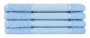 Ver imagem 1 de Kit 12 Toalhas Lavabo Pintar Ponto Russo Perfeito Estilo - Azul Claro