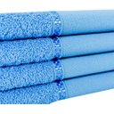 Ver imagem 3 de Kit 12 Toalhas Lavabo Pintar Ponto Russo Perfeito Estilo - Azul Turquesa